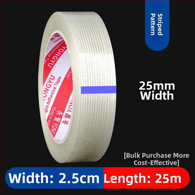 Ταινία ινών με ρίγες SX – Ακρυλική κόλλα σε υπόστρωμα ινών, πάχος 0,15 mm, πρόσφυση 550 N/m, για βιομηχανική στερέωση και δέσιμο βαρέων αντικειμένων