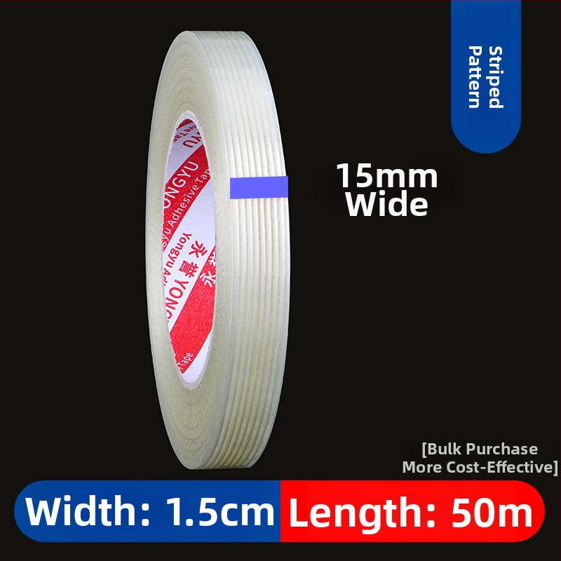 Ταινία ινών με ρίγες SX – Ακρυλική κόλλα σε υπόστρωμα ινών, πάχος 0,15 mm, πρόσφυση 550 N/m, για βιομηχανική στερέωση και δέσιμο βαρέων αντικειμένων