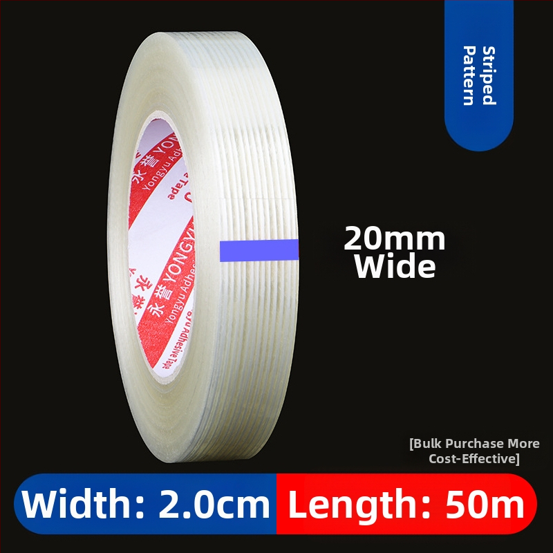 Ταινία ινών με ρίγες SX – Ακρυλική κόλλα σε υπόστρωμα ινών, πάχος 0,15 mm, πρόσφυση 550 N/m, για βιομηχανική στερέωση και δέσιμο βαρέων αντικειμένων