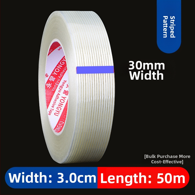 Ταινία ινών με ρίγες SX – Ακρυλική κόλλα σε υπόστρωμα ινών, πάχος 0,15 mm, πρόσφυση 550 N/m, για βιομηχανική στερέωση και δέσιμο βαρέων αντικειμένων