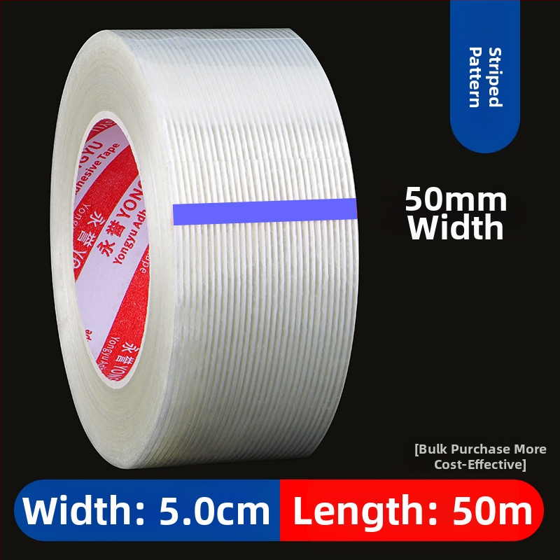 Ταινία ινών με ρίγες SX – Ακρυλική κόλλα σε υπόστρωμα ινών, πάχος 0,15 mm, πρόσφυση 550 N/m, για βιομηχανική στερέωση και δέσιμο βαρέων αντικειμένων