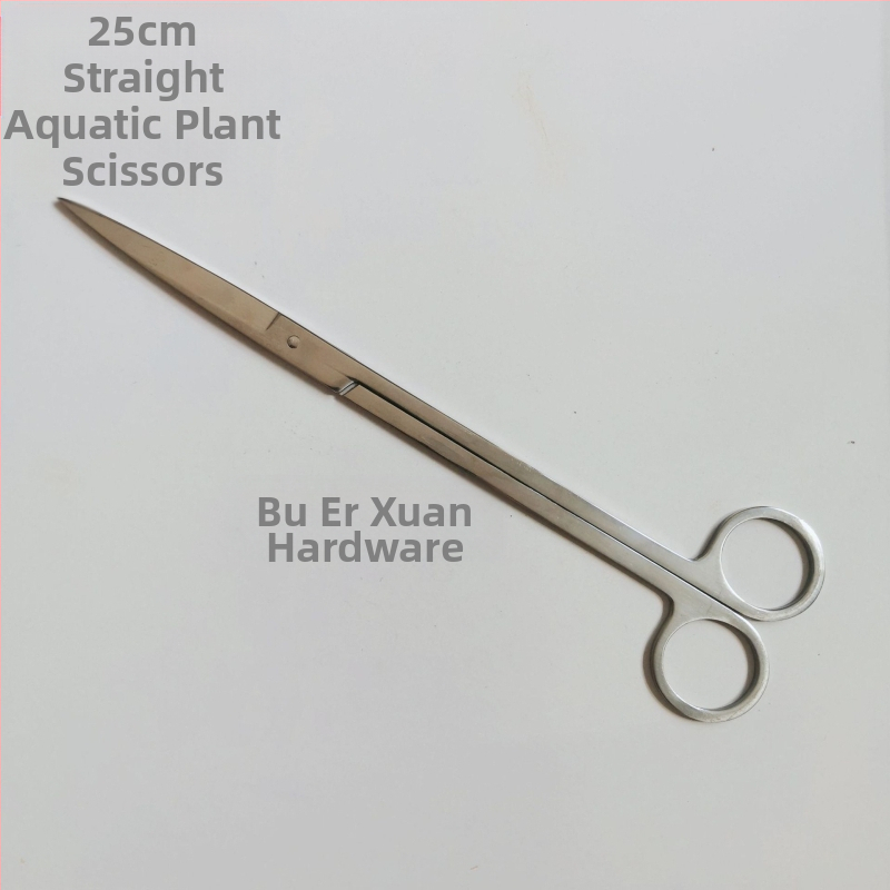 Nerūsējošā tērauda pincetes ūdens augiem, taisns gals, izturīgas pret koroziju, pielāgojamas