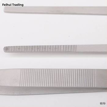 Пинсети от неръждаема стомана с кръгла глава, нехлъзгащи за аквариуми (Yang Dao) - дръжка: Други; върхове: Други; произход: Китай