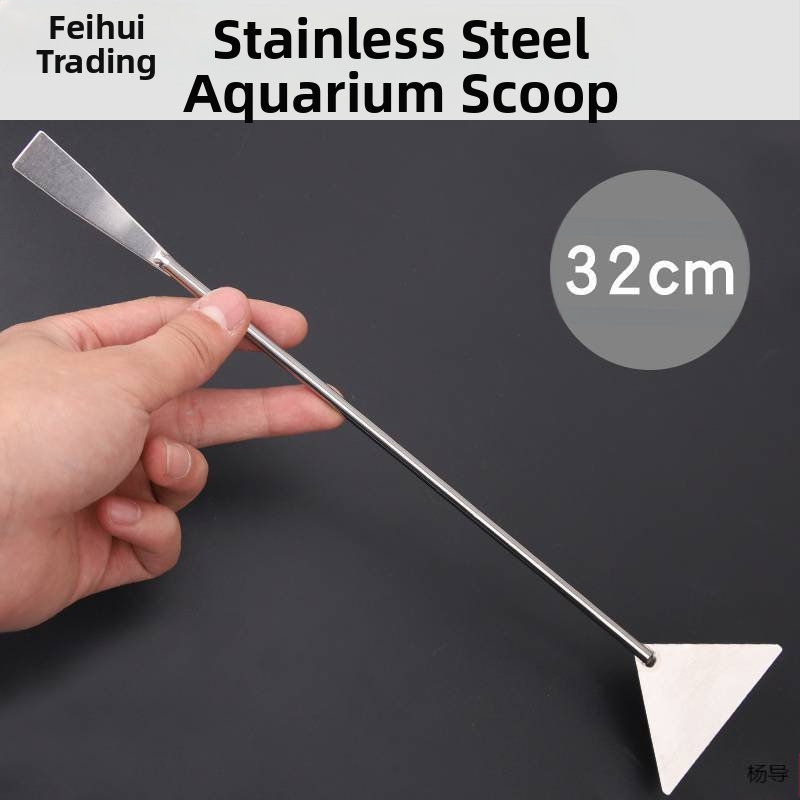 Nerūsējošā tērauda pincetes ar apaļu galvu, neslīdošas, garas akvārijiem (Yang Dao) - rokturis: Cits; gals: Cits; izcelsme: Ķīna