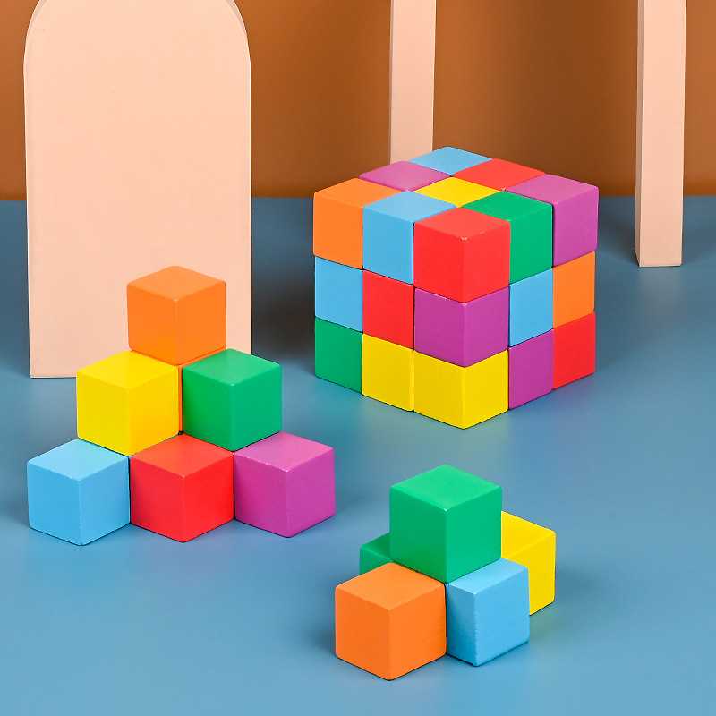 Ξύλινα εκπαιδευτικά οικοδομικά τουβλάκια μαθηματικών: ξύλο, ηλικίες 7–14 ετών, 0–38 τεμάχια, βαφή με βάση το νερό, πλάκα πυκνότητας