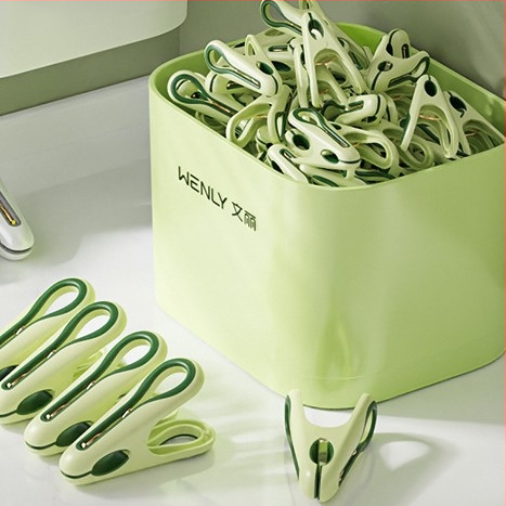 Džiovinimo klipsas kojinėms, stiprus įspaudimas, modelis 4108/5053, plastikas, dėžutėje 36 vnt.