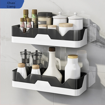 Sieninis vonios kambario laikiklis, be gręžimo, plastikinis, 1 lygis, Skandinaviškas stilius