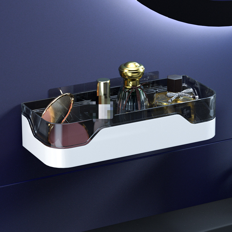 Sieninis vonios kambario laikiklis, be gręžimo, plastikinis, 1 lygis, Skandinaviškas stilius