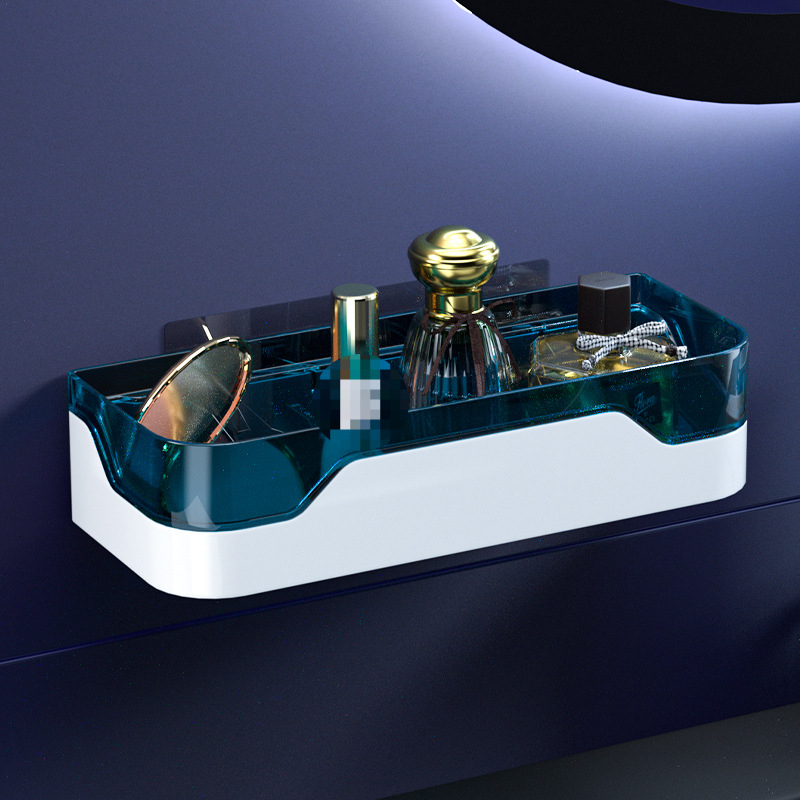 Sieninis vonios kambario laikiklis, be gręžimo, plastikinis, 1 lygis, Skandinaviškas stilius