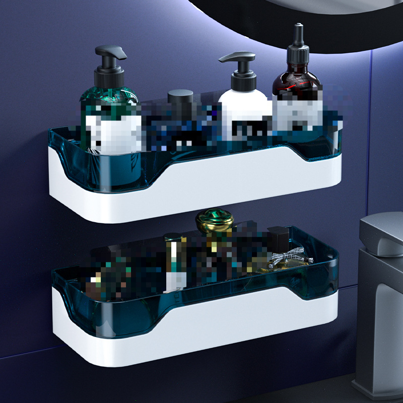 Sieninis vonios kambario laikiklis, be gręžimo, plastikinis, 1 lygis, Skandinaviškas stilius