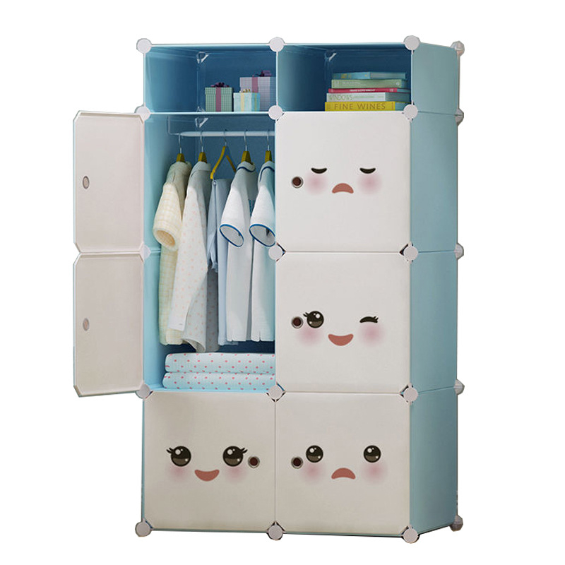 Πλαστικό ντουλάπι Haishang — συναρμολογόμενος, 2–12 πόρτες, χώρος κρεμάσματος, ράφι αποθήκευσης, πλήρες διαμέρισμα