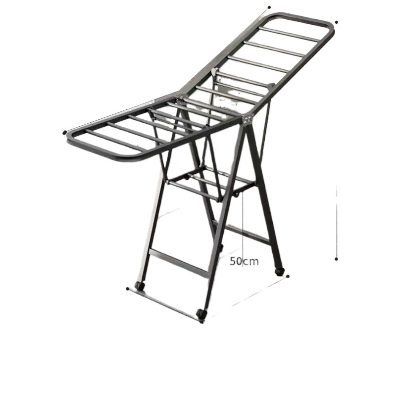 Pakabinama drabužių džiovyklė, fiksuota, apvali su klipu tipu, iš anglinio plieno