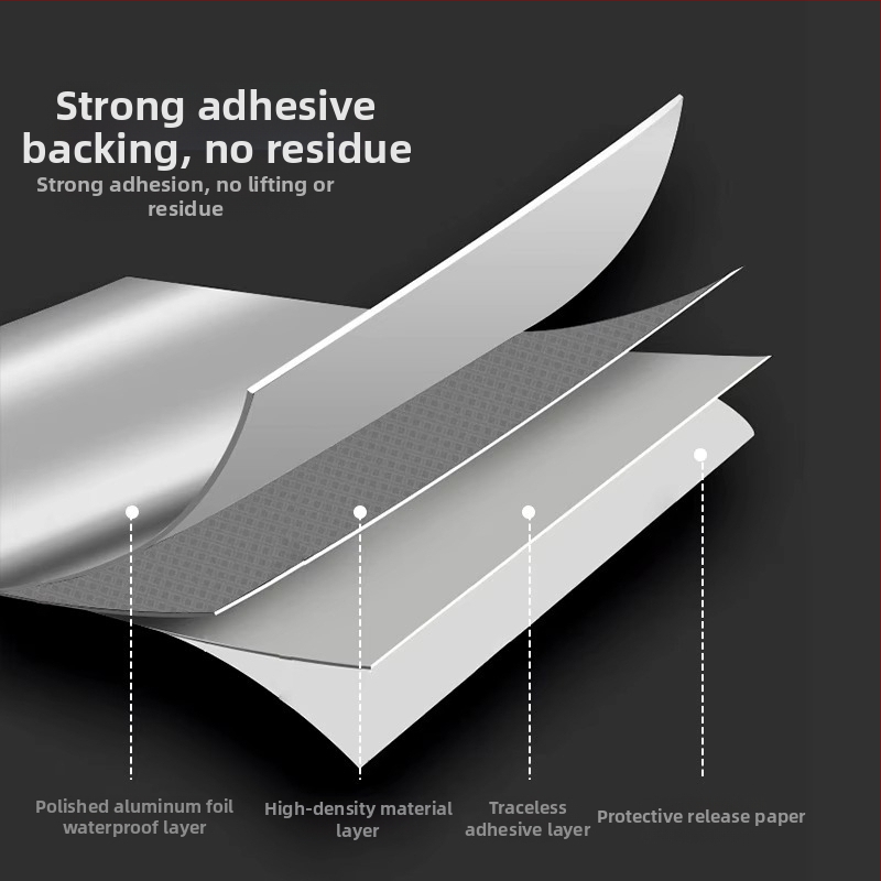 PVC самозалепваща уплътнителна лента за кухня и баня – водоустойчива, против мухъл, 0.1 мм дебелина, висока температура, огнеупорна