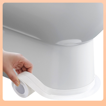 Λωρίδα άκρου τουαλέτας — PVC αδιάβροχη σφράγιση, αντιμυκητιακή προστασία, κατάλληλη για μπάνιο