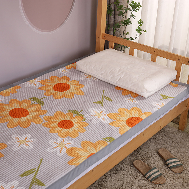 Liuyi спален чаршаф от млечен велюр, геометричен орнамент, модерен минималистичен стил, реактивно боядисан