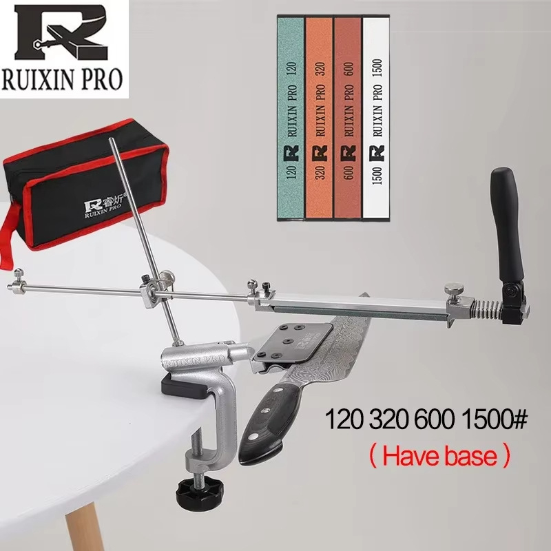 Peilių galandimo įrenginys su fiksuotu kampu, apgriežtas rotacinis mechanizmas greitam galandimui, nerūdijančio plieno konstrukcija