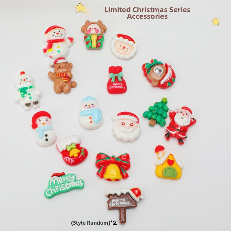 DIY naktinė lemputė rinkinys — geometrinė 3D atmosferos lemputė su sniego tema, įmontuota baterija, įtampa ≤36V