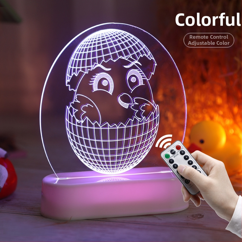 Κρεμαστό φωτιστικό Πάσχα με LED λαγουδάκι, 3D σχέδιο, IP44, ≤36V, διάρκεια ζωής 6000 ωρών