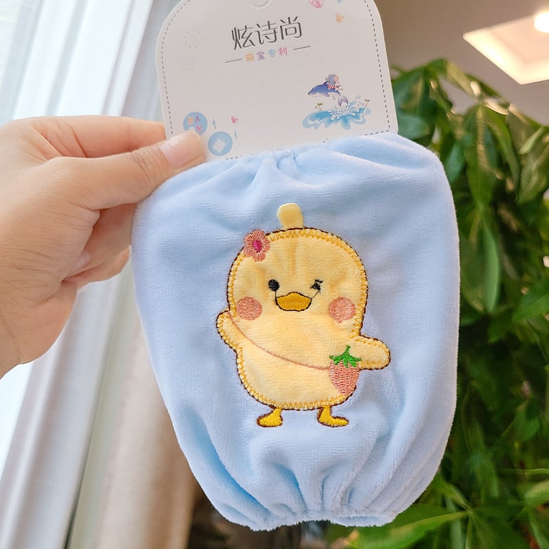 Παιδικά μακριά προστατευτικά μανίκια με κέντημα γάτας, πολάρ φλίς ύφασμα, καρτούν σχέδιο, φθινοπωρινό-χειμερινό, ηλικίες 3–13 ετών