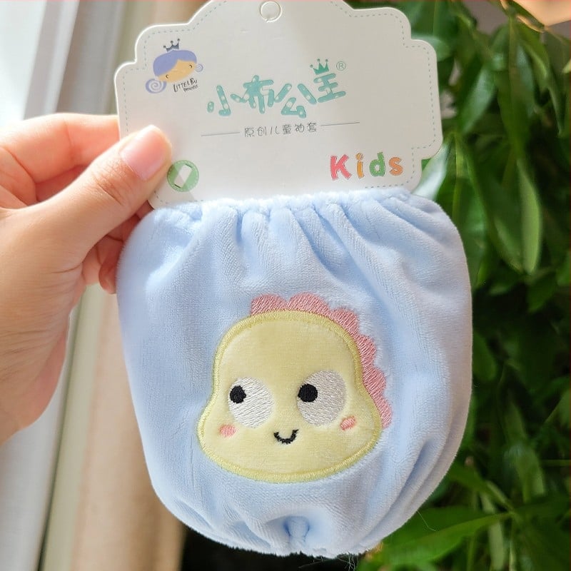 Παιδικά μακριά προστατευτικά μανίκια με κέντημα γάτας, πολάρ φλίς ύφασμα, καρτούν σχέδιο, φθινοπωρινό-χειμερινό, ηλικίες 3–13 ετών