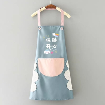 Αδιάβροχη και ανθεκτική στο λάδι χωρίς μανίκια ποδιά από PVC για οικιακή κουζίνα, αντι-βρωμιά, μοντέρνος μινιμαλιστικός στυλ