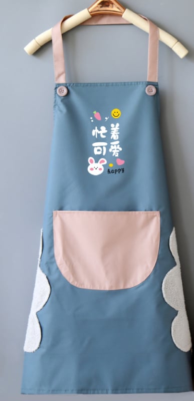 Ūdensizturīga un eļļas izturīga bez piedurknēm PVC materiāla, mājsaimniecības virtuvei, mūsdienīgs minimālisma stils