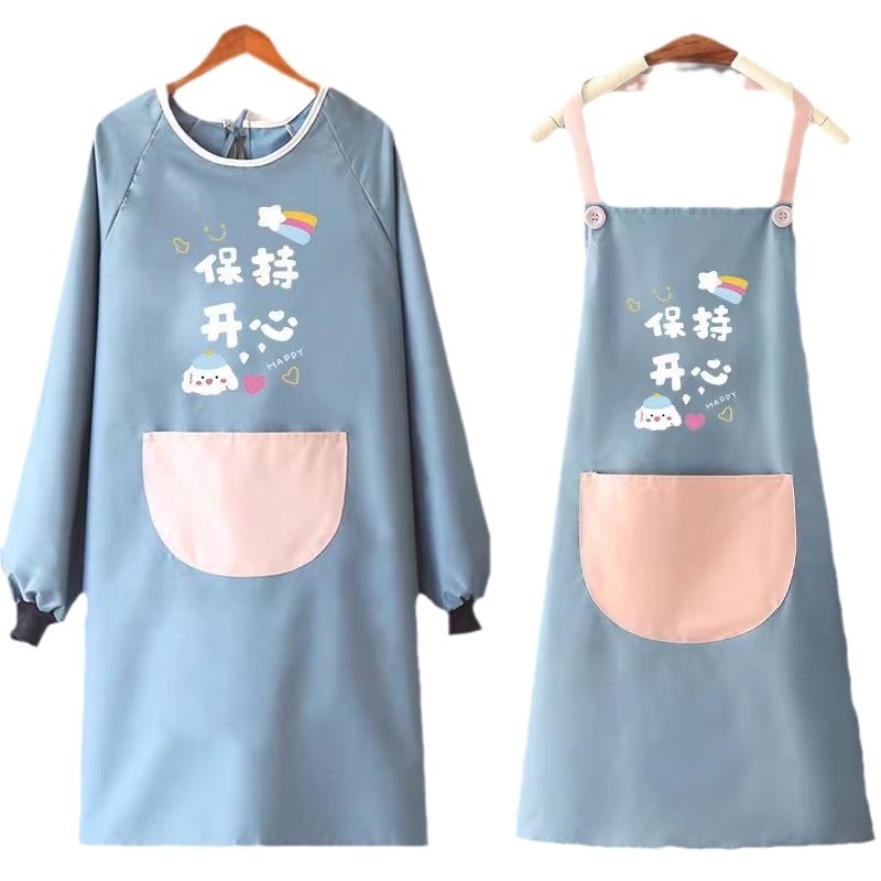 Ūdensizturīga un eļļas izturīga bez piedurknēm PVC materiāla, mājsaimniecības virtuvei, mūsdienīgs minimālisma stils