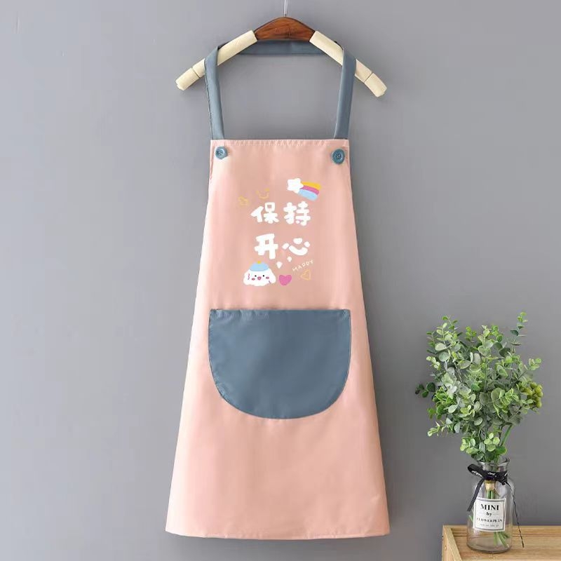 Ūdensizturīga un eļļas izturīga bez piedurknēm PVC materiāla, mājsaimniecības virtuvei, mūsdienīgs minimālisma stils