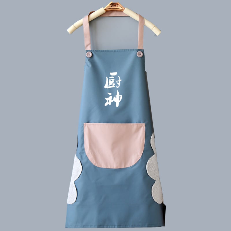 Ūdensizturīga un eļļas izturīga bez piedurknēm PVC materiāla, mājsaimniecības virtuvei, mūsdienīgs minimālisma stils