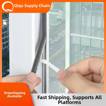 Λωρίδα στεγανοποίησης παραθύρων από μαλλί, αυτοκόλλητη, ανθεκτική στον άνεμο, ηχομονωτική και ανθεκτική στη σκόνη, κατά παραγγελία βάσει σχεδίων