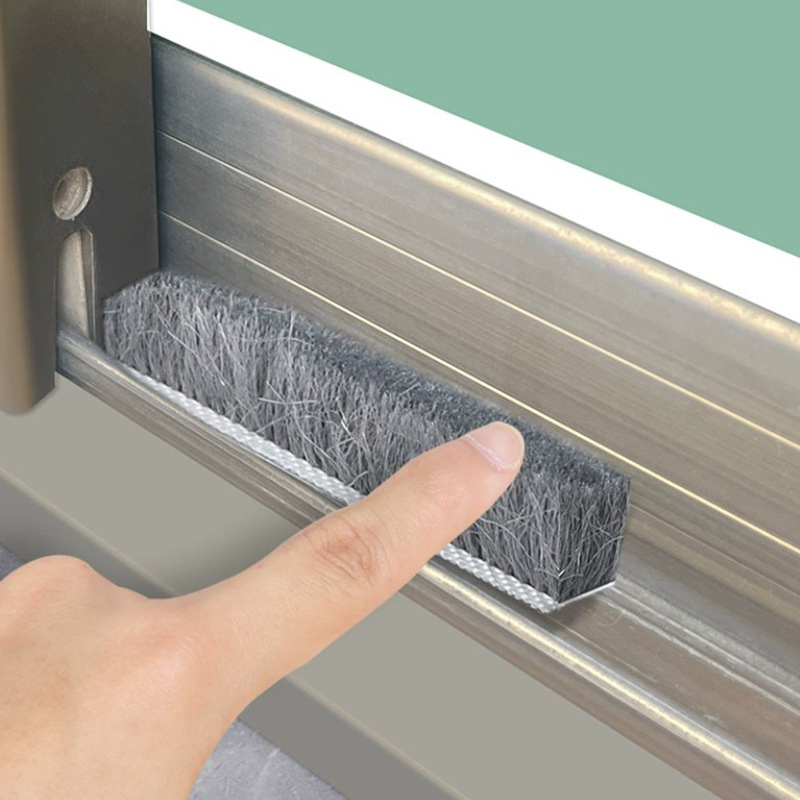 Λωρίδα στεγανοποίησης παραθύρων από μαλλί, αυτοκόλλητη, ανθεκτική στον άνεμο, ηχομονωτική και ανθεκτική στη σκόνη, κατά παραγγελία βάσει σχεδίων