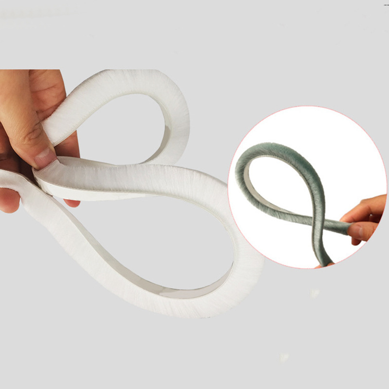 Λωρίδα στεγανοποίησης παραθύρων από μαλλί, αυτοκόλλητη, ανθεκτική στον άνεμο, ηχομονωτική και ανθεκτική στη σκόνη, κατά παραγγελία βάσει σχεδίων