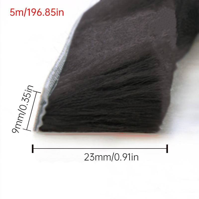 Λωρίδα στεγανοποίησης παραθύρων από μαλλί, αυτοκόλλητη, ανθεκτική στον άνεμο, ηχομονωτική και ανθεκτική στη σκόνη, κατά παραγγελία βάσει σχεδίων