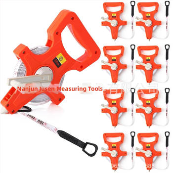 Stiklo pluošto matavimo juosta su minkštu dėklu, 10/15/20/30 m