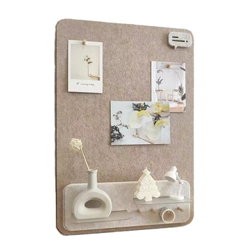 3D sieninis lipdukas su kabliu ir saugyklos lentyna — poliesterio pluoštas, atsparus drėgmei, atsparus nešvarumams, modernus minimalistinis dizainas