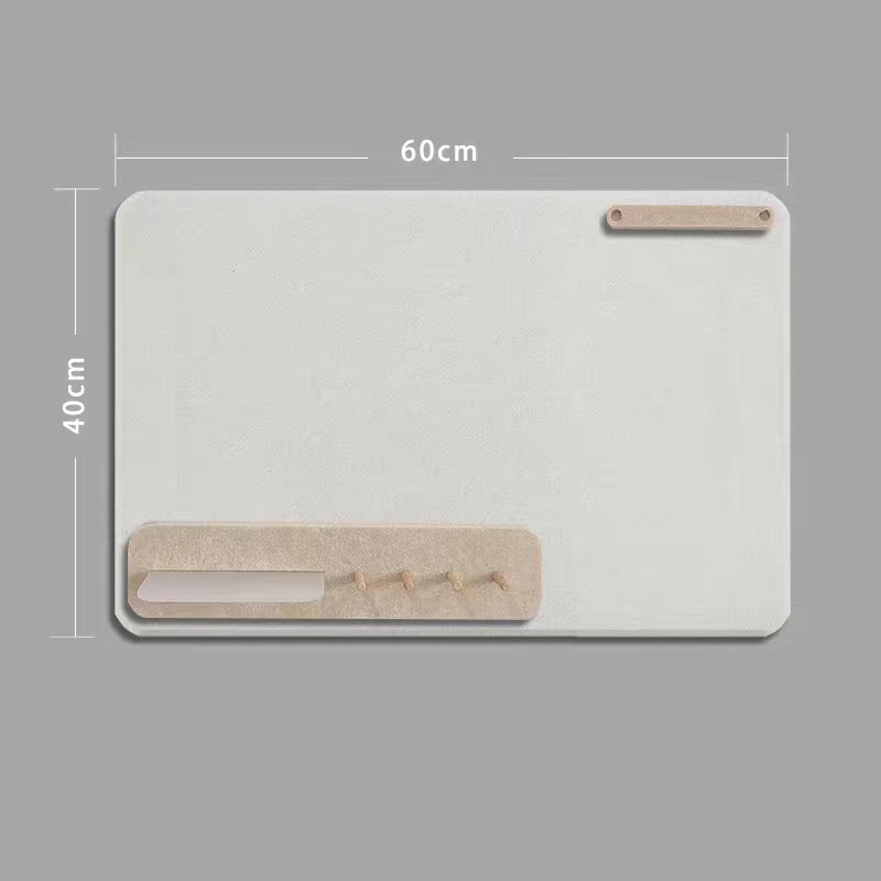 3D sieninis lipdukas su kabliu ir saugyklos lentyna — poliesterio pluoštas, atsparus drėgmei, atsparus nešvarumams, modernus minimalistinis dizainas