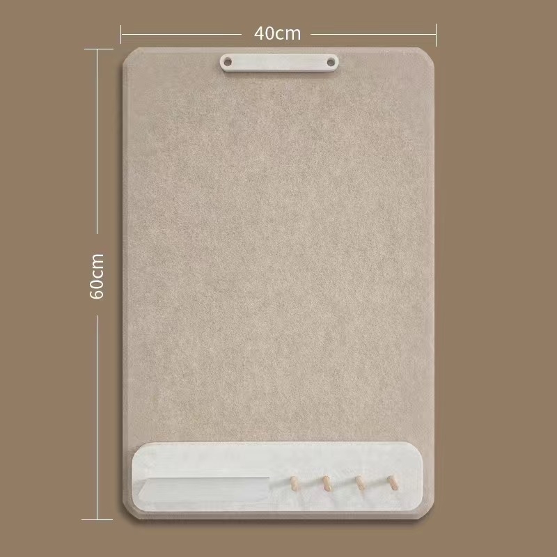 3D sieninis lipdukas su kabliu ir saugyklos lentyna — poliesterio pluoštas, atsparus drėgmei, atsparus nešvarumams, modernus minimalistinis dizainas