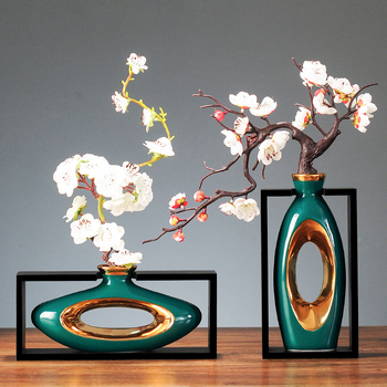 Namų dekoratyvinė figūra, rankų darbo, augalo motyvas, naujas kinietiškas stilius, medžiaga: plastikas ir derva