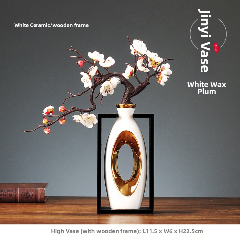 Namų dekoratyvinė figūra, rankų darbo, augalo motyvas, naujas kinietiškas stilius, medžiaga: plastikas ir derva