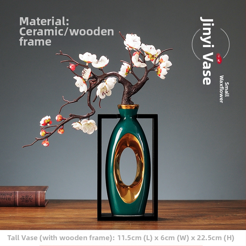 Namų dekoratyvinė figūra, rankų darbo, augalo motyvas, naujas kinietiškas stilius, medžiaga: plastikas ir derva