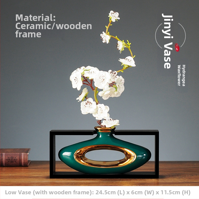 Namų dekoratyvinė figūra, rankų darbo, augalo motyvas, naujas kinietiškas stilius, medžiaga: plastikas ir derva