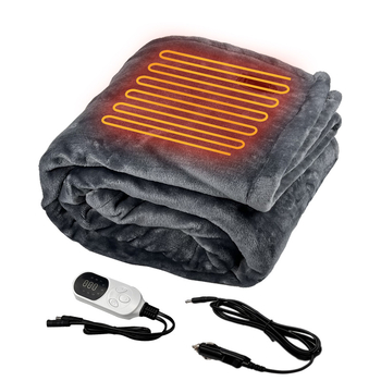 FEBORY Ηλεκτρική κουβέρτα, Τροφοδοσία Οχήματος, 12V, 72W, Με έναν διακόπτη