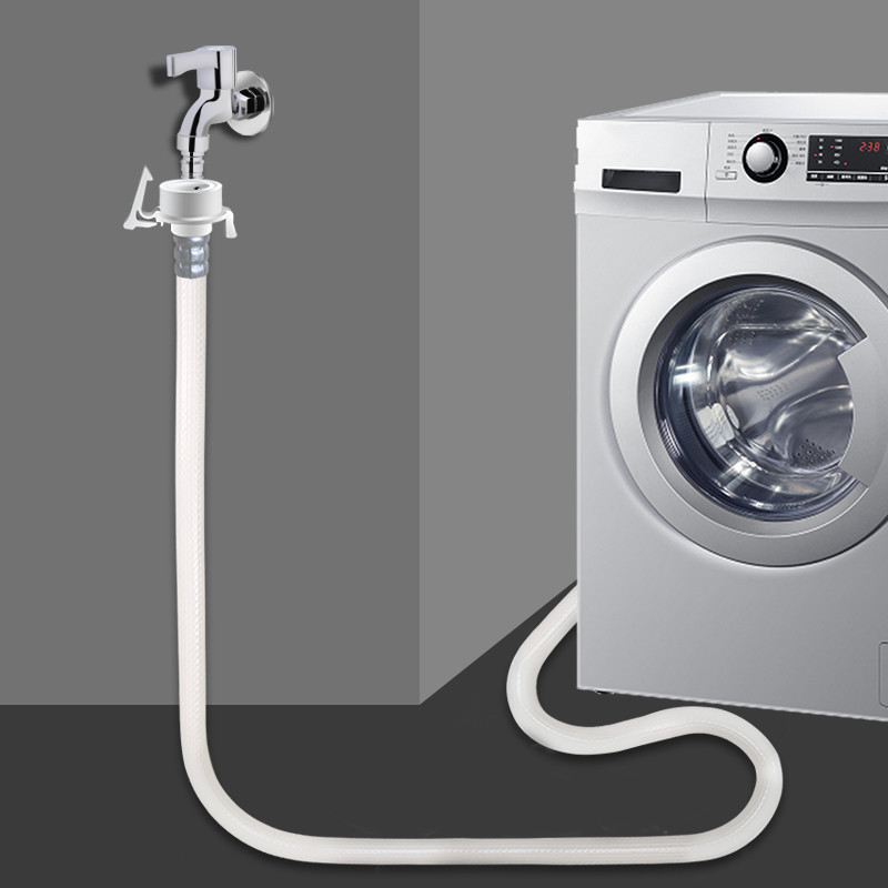 PVC vandens įvado vamzdis išplėtimas automatinei skalbimoi mašinai su būgnu, rankinis montavimas, modelis 4/6 taškai, 1,6 MPa, 0–100°C