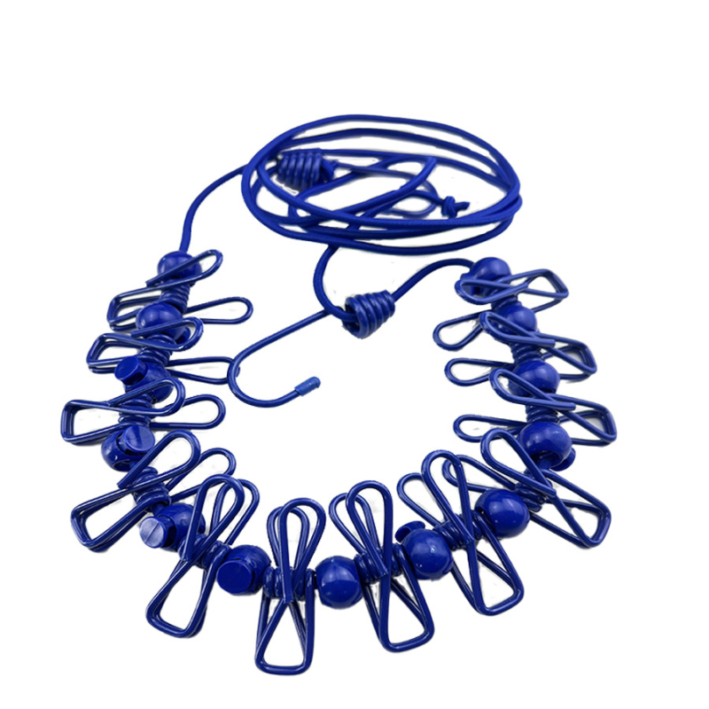 Drabužių džiovyklės lynas – be gręžimo, lengvai nešiojamas kelionėms, vėjo atsparus, plastikinės dangos, sulankstomas ir reguliuojamas ilgis