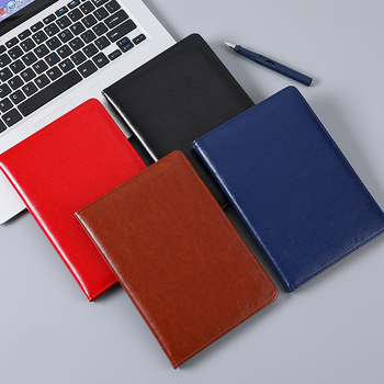 Επιχειρηματικό σημειωματάριο με κάλυμμα PU δέρμα, δέσιμο γαλλικού τύπου, Dowling χαρτί, 80 g/m²