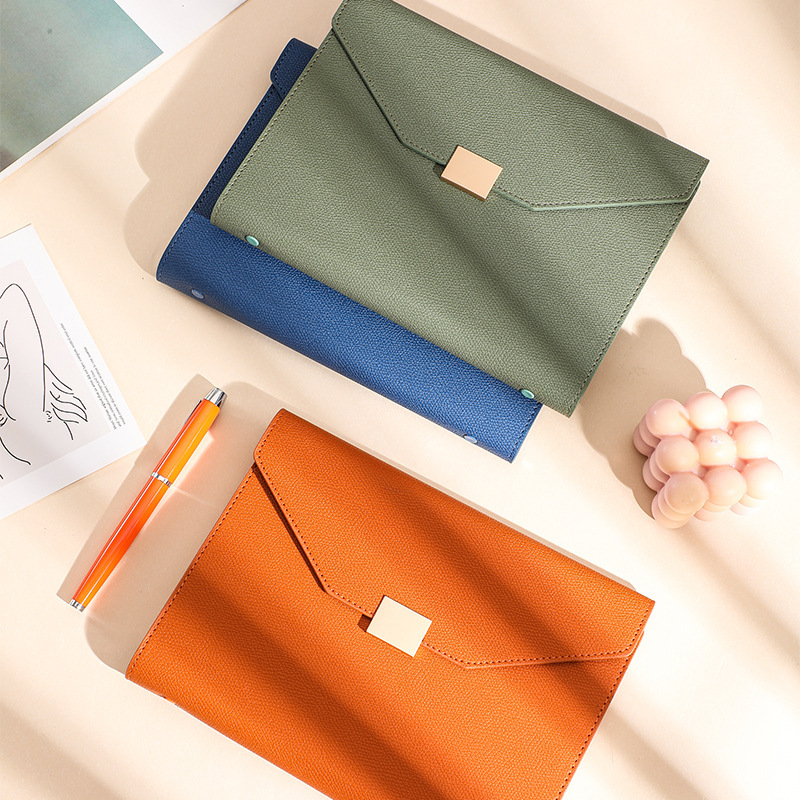 Σημειωματάριο Ness με αποσπώμενα φύλλα, Dowling χαρτί, 80 g, 200 σελίδες, PU κάλυμμα, επιχειρηματικό γραφείο στυλ