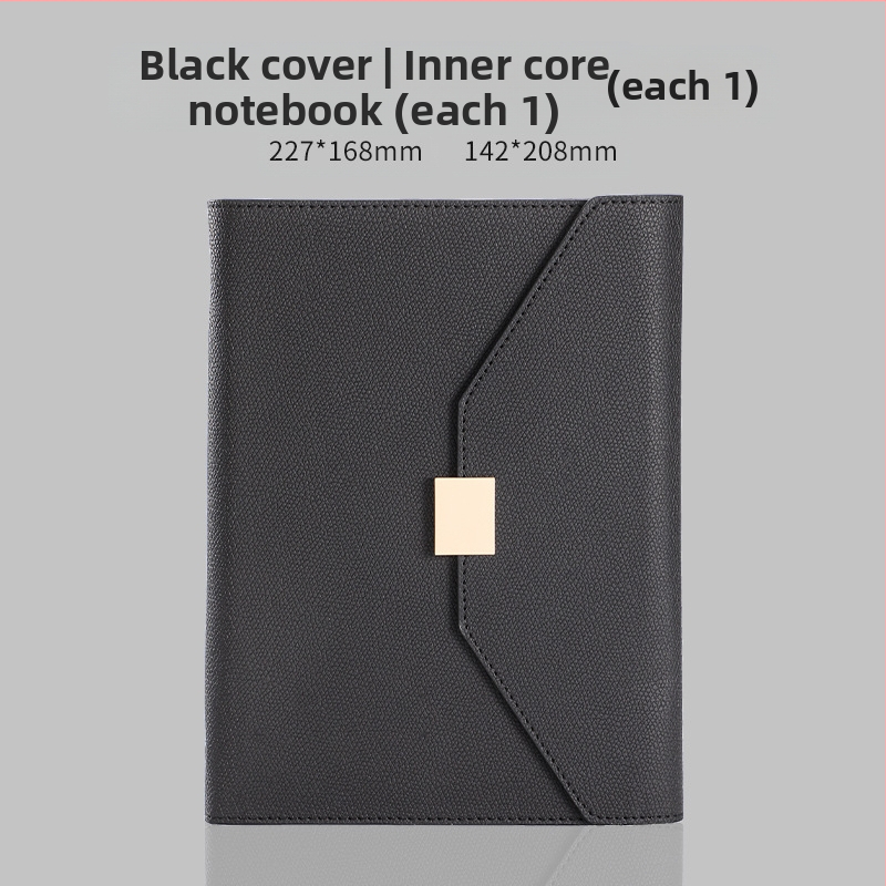 Σημειωματάριο Ness με αποσπώμενα φύλλα, Dowling χαρτί, 80 g, 200 σελίδες, PU κάλυμμα, επιχειρηματικό γραφείο στυλ