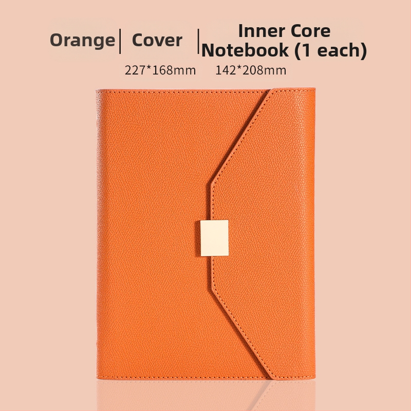 Σημειωματάριο Ness με αποσπώμενα φύλλα, Dowling χαρτί, 80 g, 200 σελίδες, PU κάλυμμα, επιχειρηματικό γραφείο στυλ