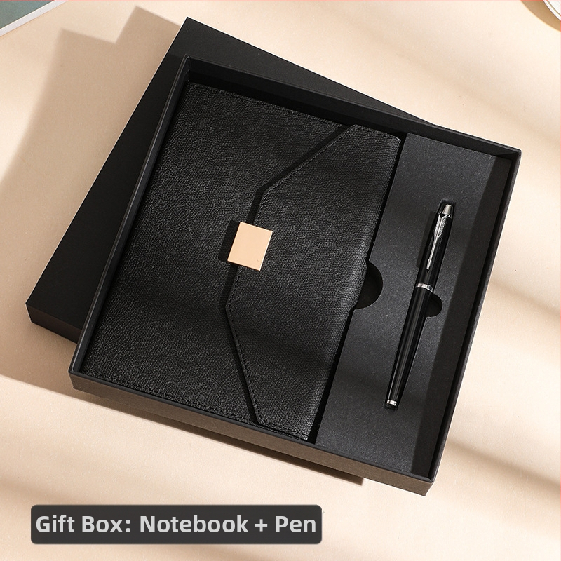 Σημειωματάριο Ness με αποσπώμενα φύλλα, Dowling χαρτί, 80 g, 200 σελίδες, PU κάλυμμα, επιχειρηματικό γραφείο στυλ