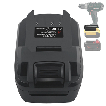 WU Ličio baterijų adapteris DeWalt Miwachi baterijoms didžiųjų įrenginių prekių ženklams, 155 g